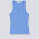 Top De Tirantes Lacoste Azul Mujer