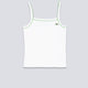 Top De Tirantes Lacoste Blanco y Verde Mujer
