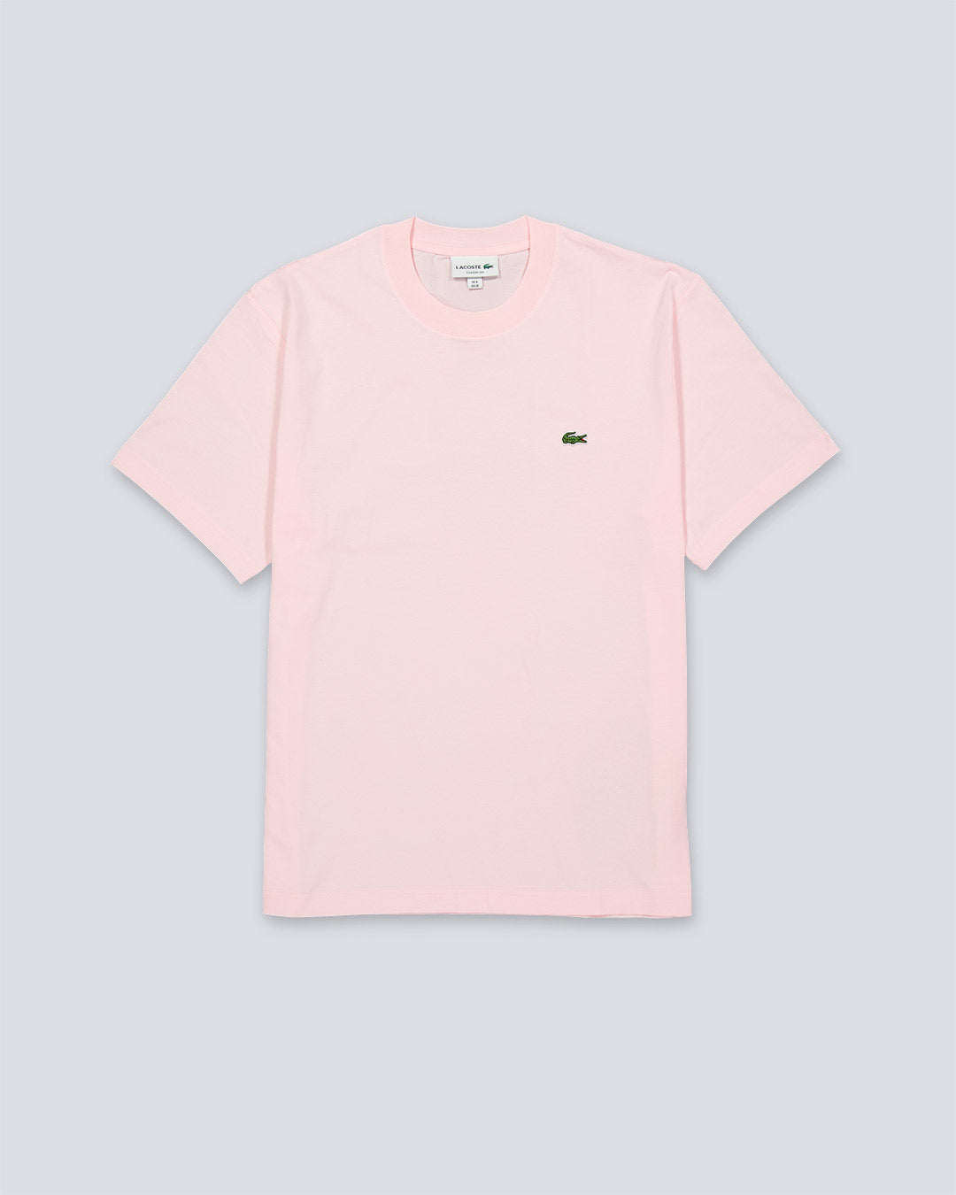 Camiseta Lacoste Classic Fit MidWeight Rosa Hombre