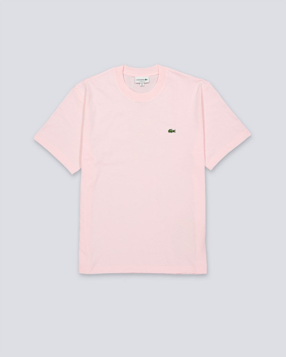 Camiseta Lacoste Classic Fit MidWeight Rosa Hombre