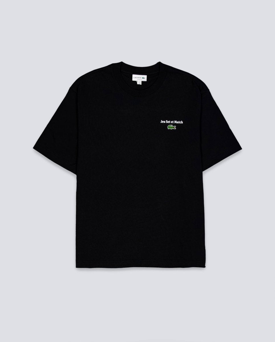 Camiseta Lacoste Corte Amplio Negro Hombre TH5950-00-031