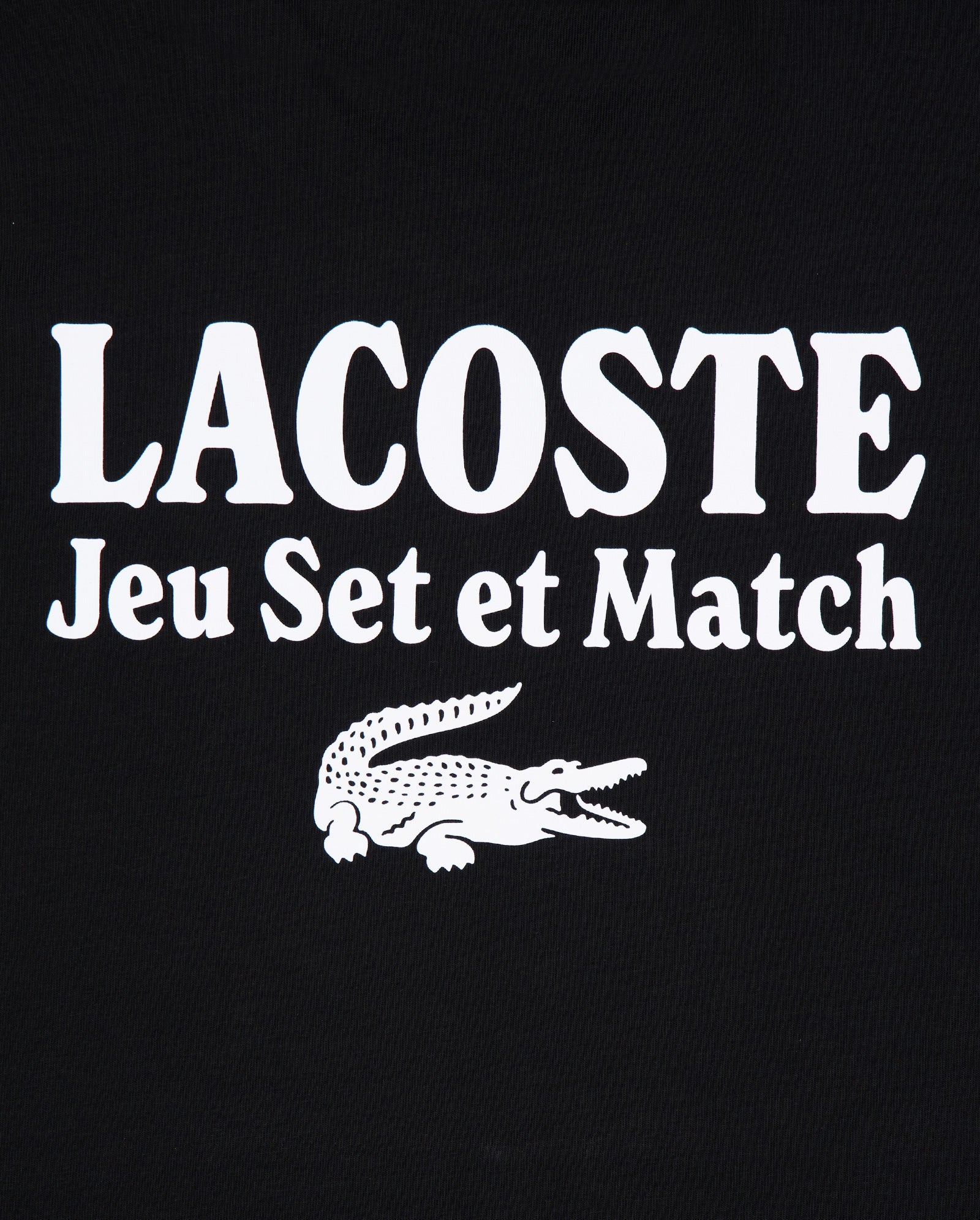 Camiseta Lacoste Corte Amplio Negro Hombre TH5950-00-031