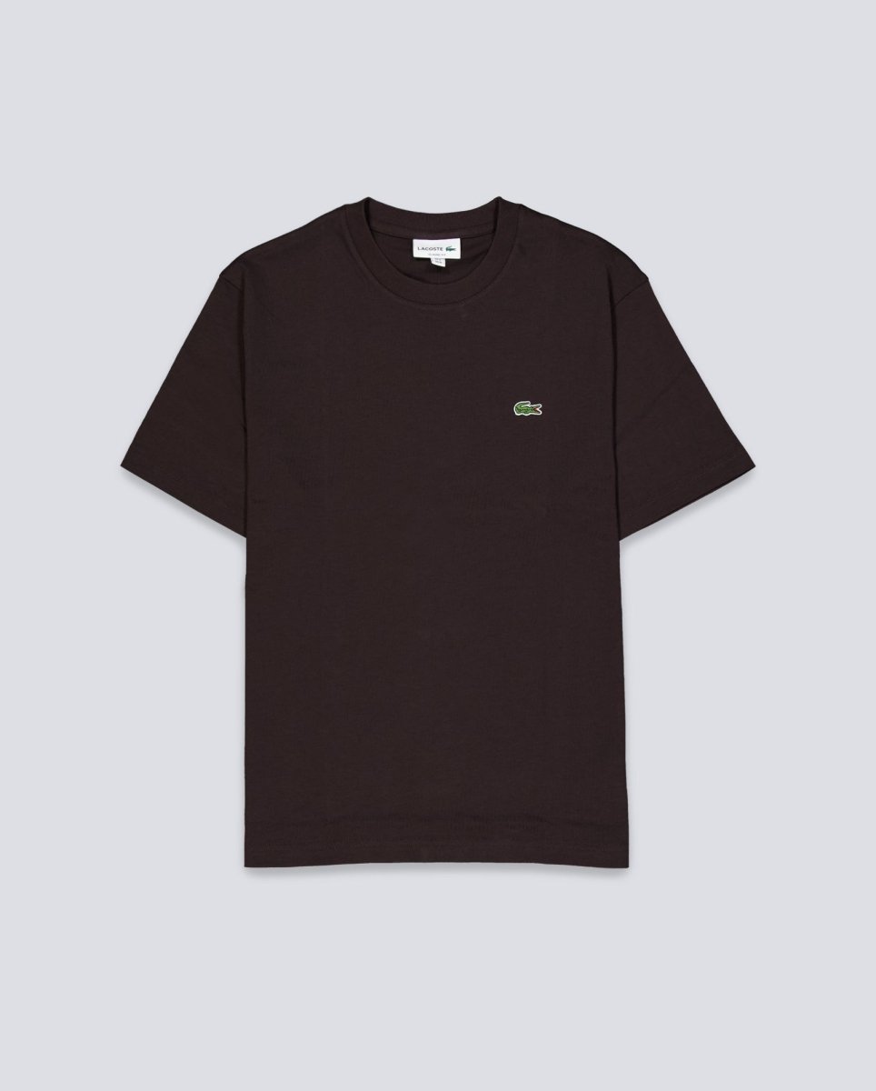 Camiseta Lacoste De Algodón Negro Hombre TH7318-00-SKB