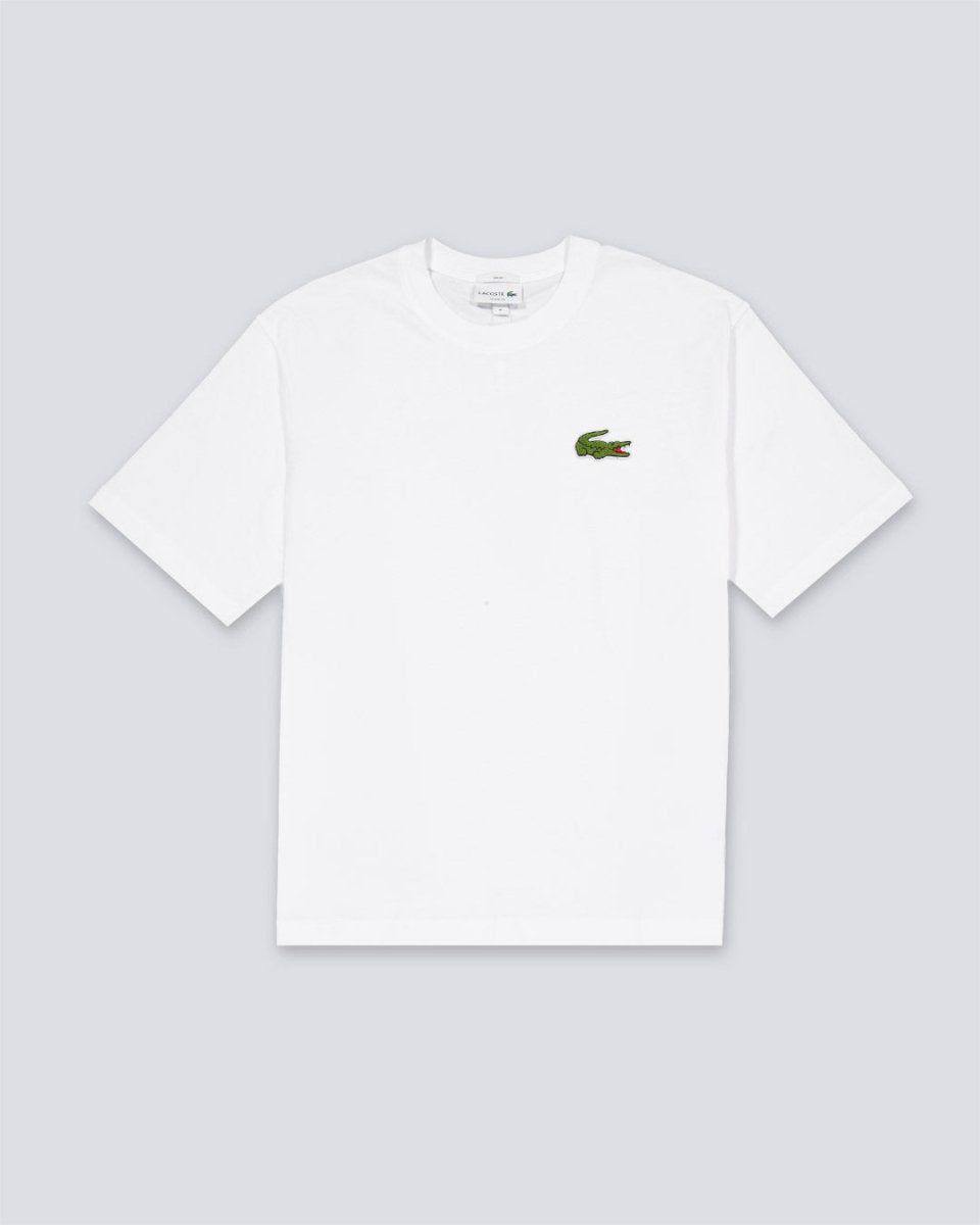 Camiseta Lacoste Loose Fit Cotton Blanco Hombre TH2745-00-001