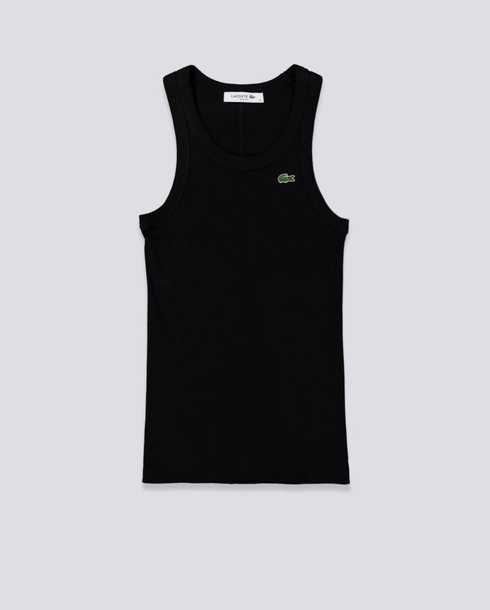 Camiseta Lacoste Negro Mujer TF5388-031