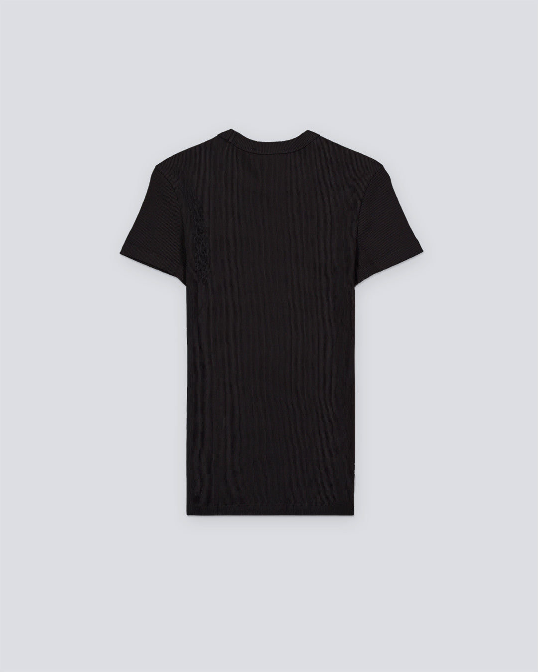 Camiseta Lacoste Slim Fit Cotton Negro Mujer Camiseta