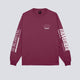 Camiseta Manga Larga Obey Peristence Movement Rosa Hombre