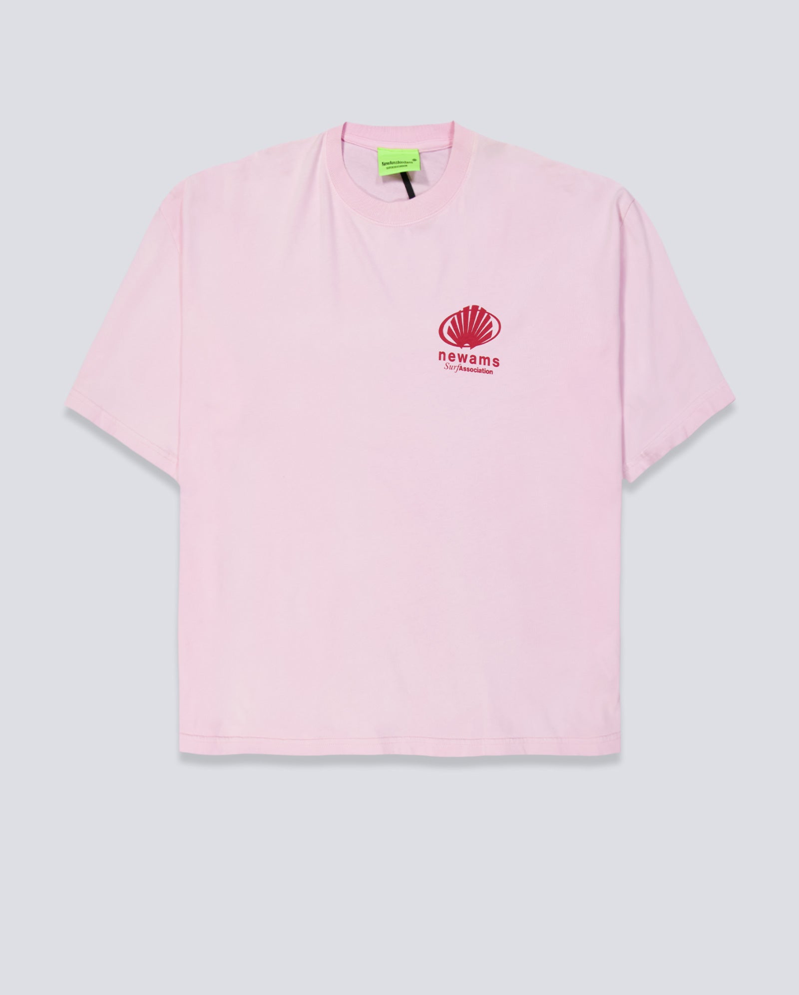 Camiseta New Amsterdam Surf Association Corporate Logo Rosa Unisex 2601086002