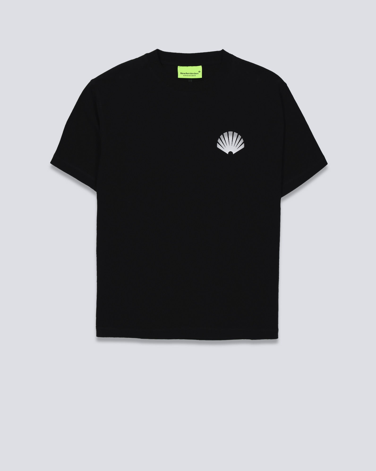 Camiseta New Amsterdam Surf Association Logo Negro Unisex 2501185002