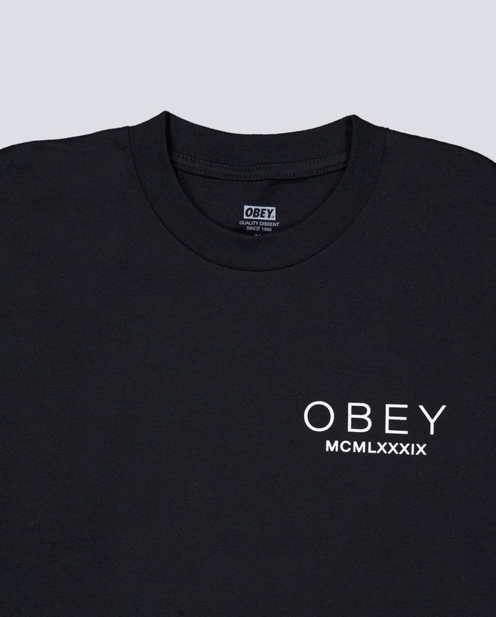 Camiseta Obey Bella Maximus Negro Hombre 165264142-BLK