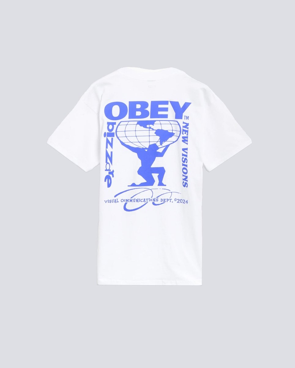 Camiseta Obey Bizzare New Visions Blanco Hombre 165264057-WHT