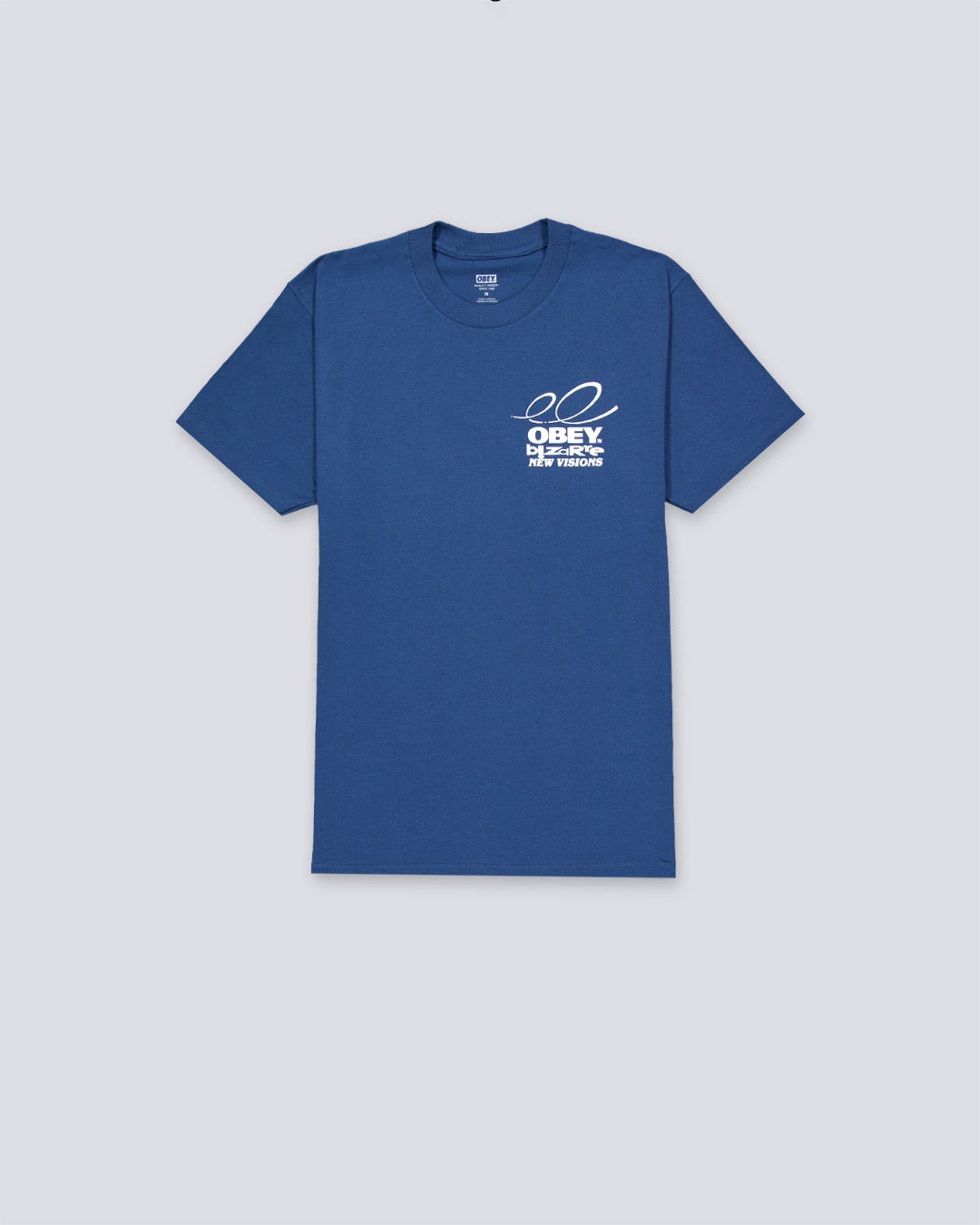 Camiseta Obey Bizzare New Visions Harbor Azul Hombre