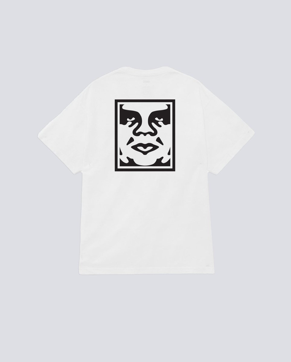 Camiseta Obey Bold Icon Face Blanco Hombre 167924099-DDEN