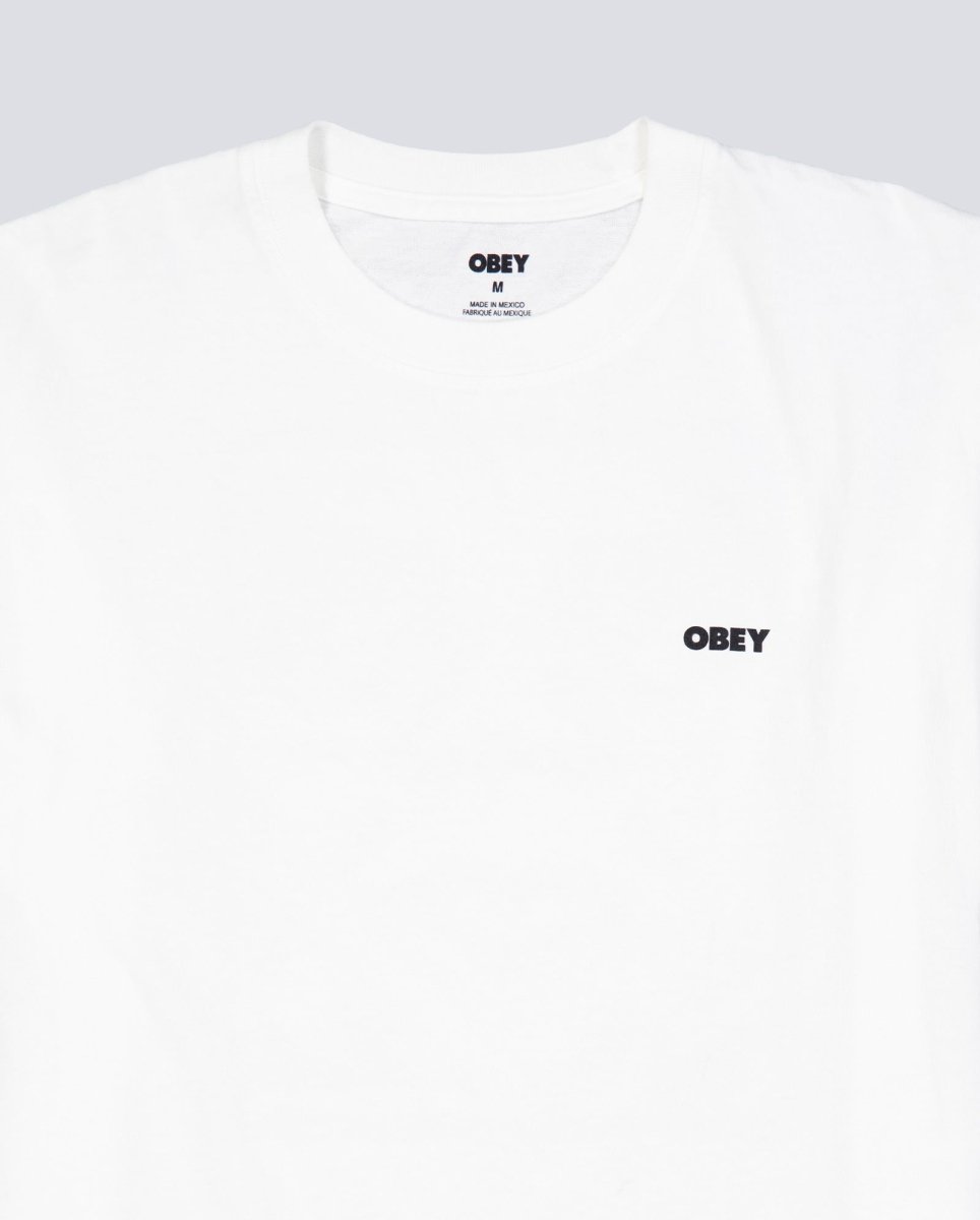 Camiseta Obey Bold Icon Face Pigment Blanco Hombre 167924099-VWH