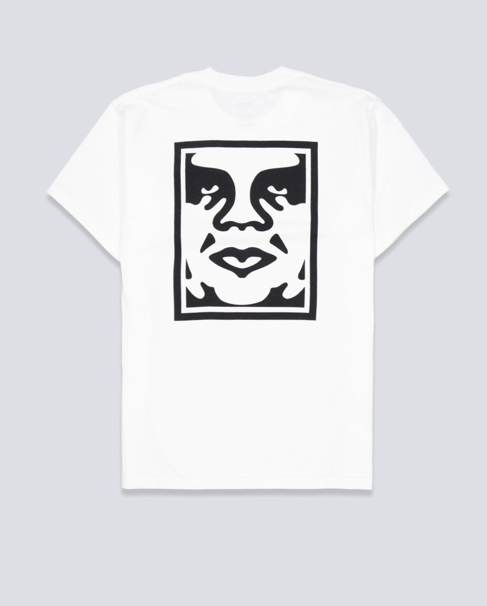 Camiseta Obey Bold Icon Face Pigment Blanco Hombre 167924099-VWH