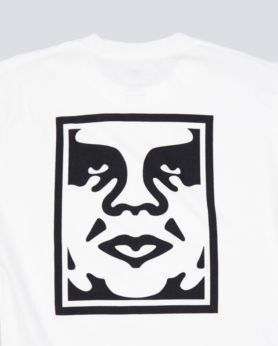Camiseta Obey Bold Icon Face Pigment Blanco Hombre 167924099-VWH