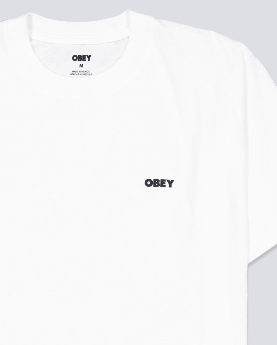 Camiseta Obey Bold Icon Face Pigment Blanco Hombre 167924099-VWH