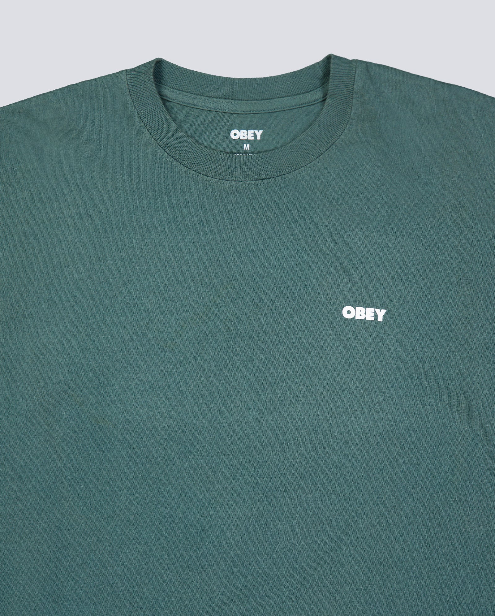 Camiseta Obey Bold Icon Face Pigment Verde Hombre 167924099-RFR