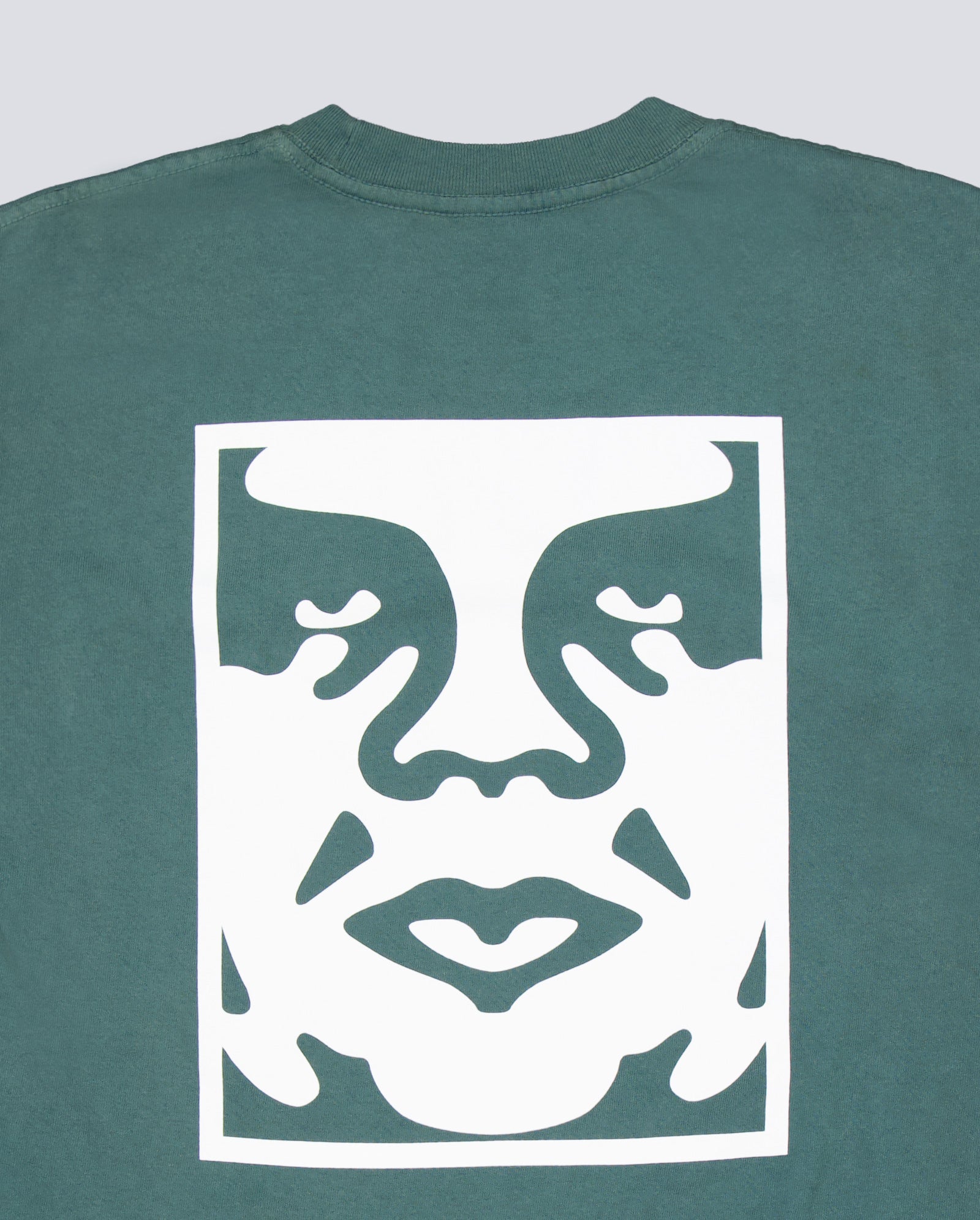Camiseta Obey Bold Icon Face Pigment Verde Hombre 167924099-RFR