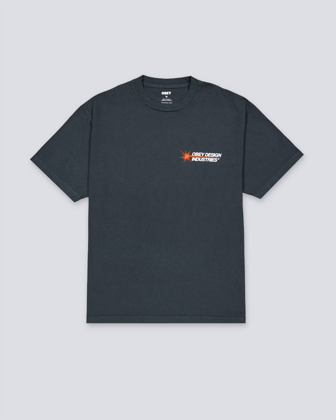 Camiseta Obey Design Industries Negro Hombre