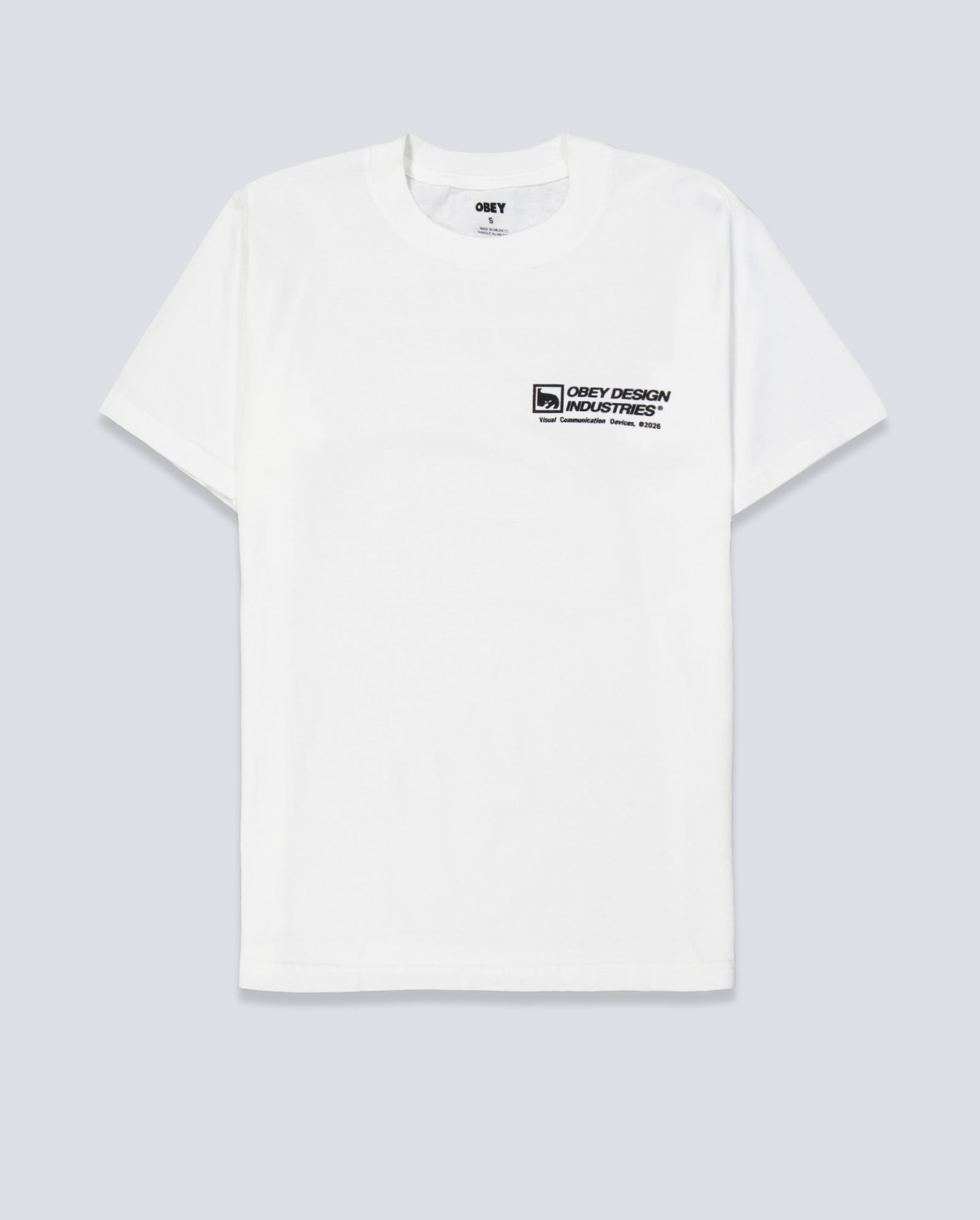 Camiseta Obey Devices Pigment Blanco Hombre 167924326-VWH
