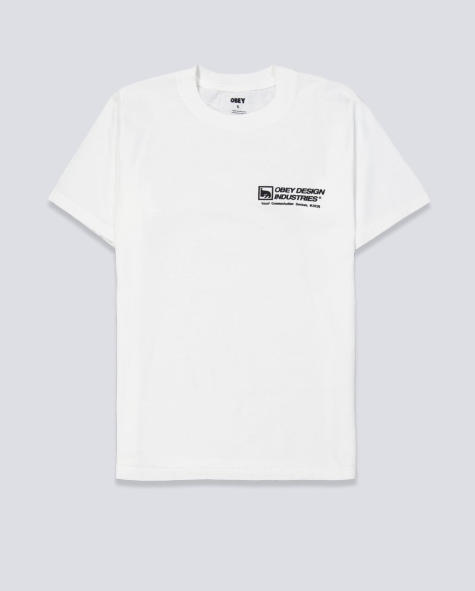 Camiseta Obey Devices Pigment Blanco Hombre 167924326-VWH