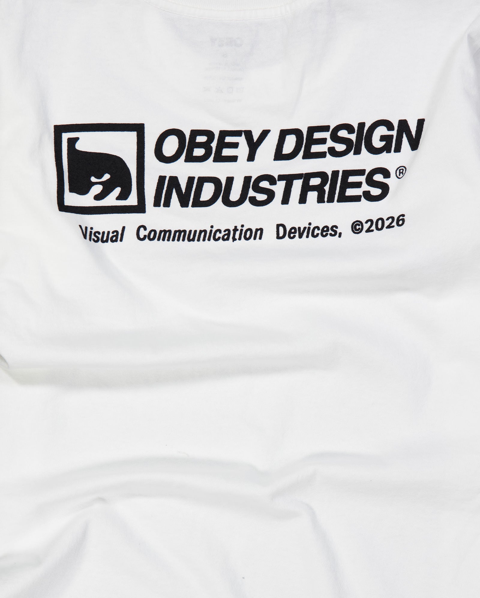 Camiseta Obey Devices Pigment Blanco Hombre 167924326-VWH