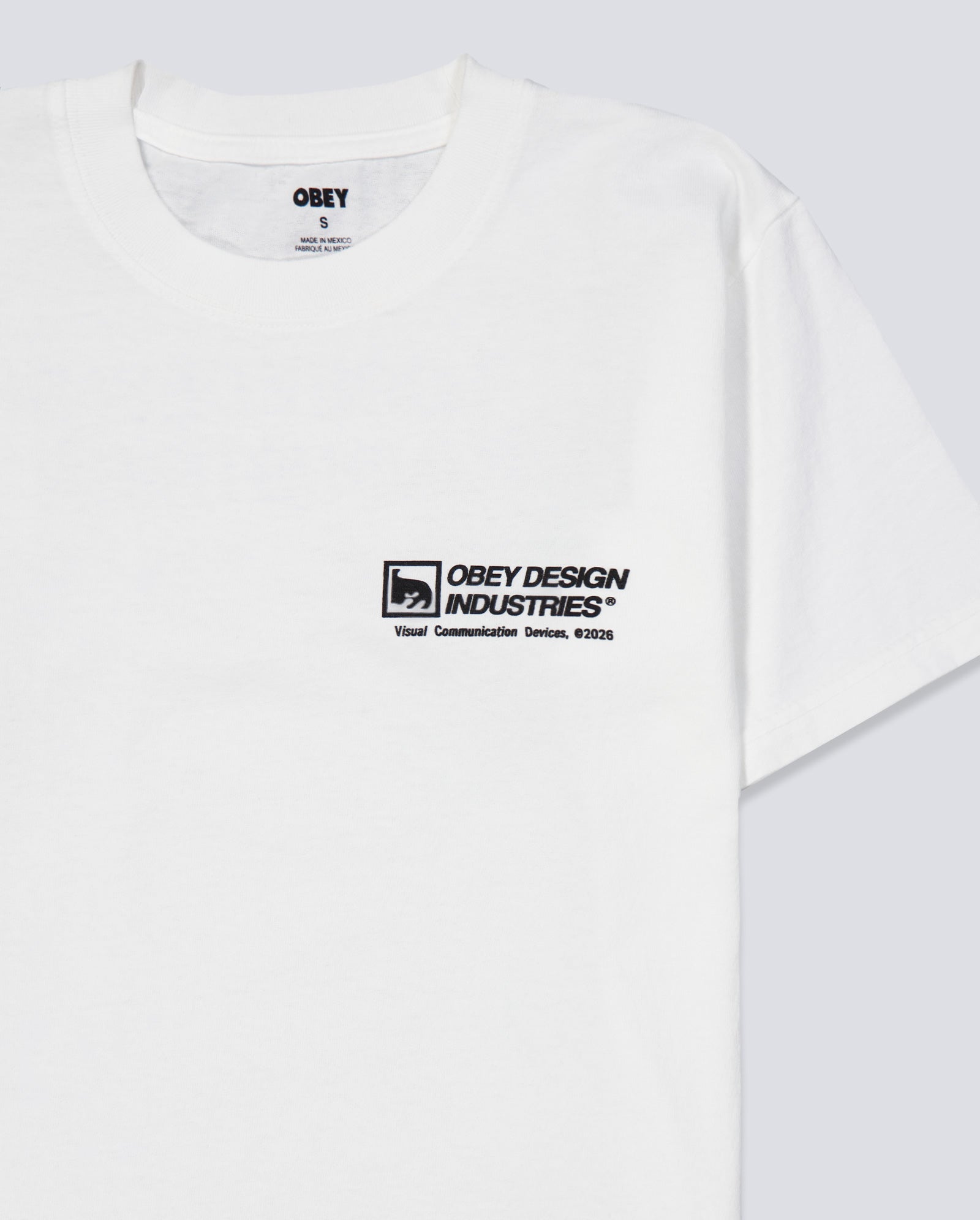 Camiseta Obey Devices Pigment Blanco Hombre 167924326-VWH