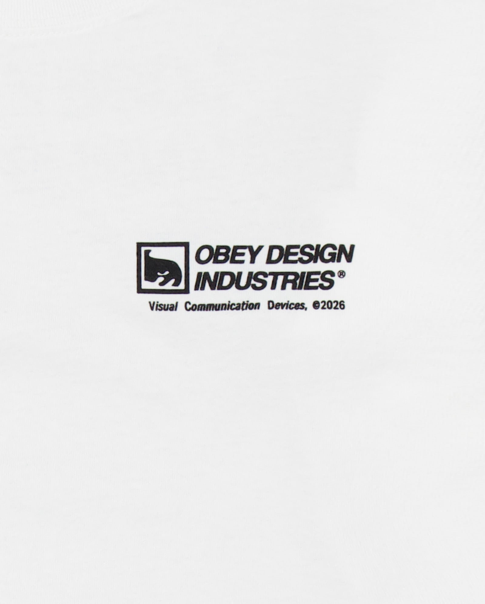 Camiseta Obey Devices Pigment Blanco Hombre 167924326-VWH