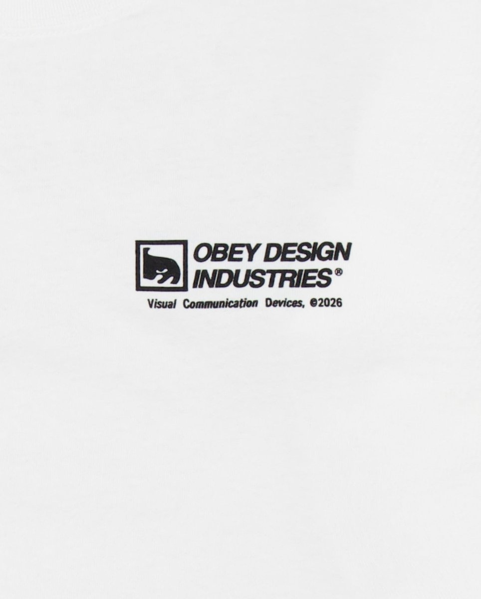 Camiseta Obey Devices Pigment Blanco Hombre 167924326-VWH