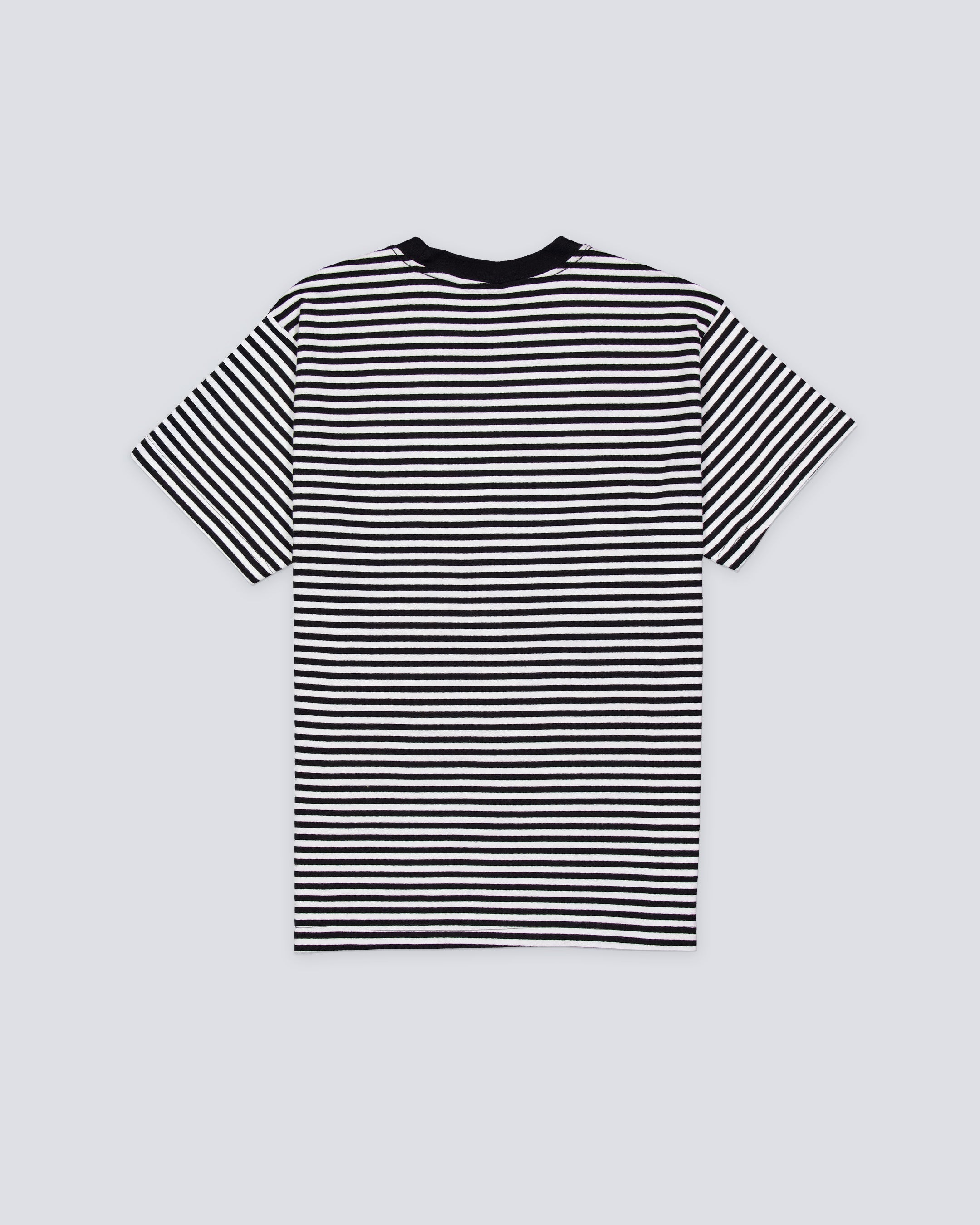 Camiseta Obey Established Works Eyes Rayas Negras Hombre 131080331-BKM