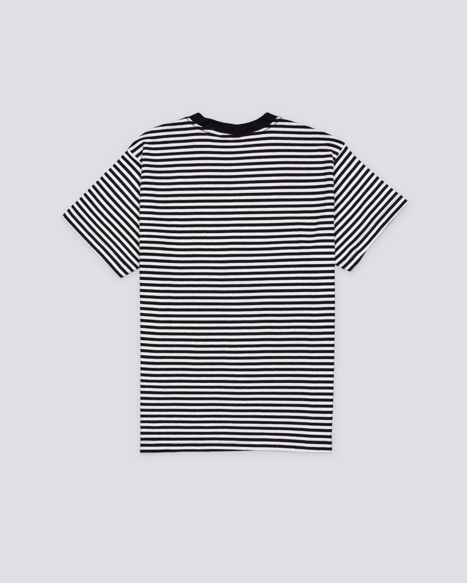 Camiseta Obey Established Works Eyes Rayas Negras Hombre 131080331-BKM
