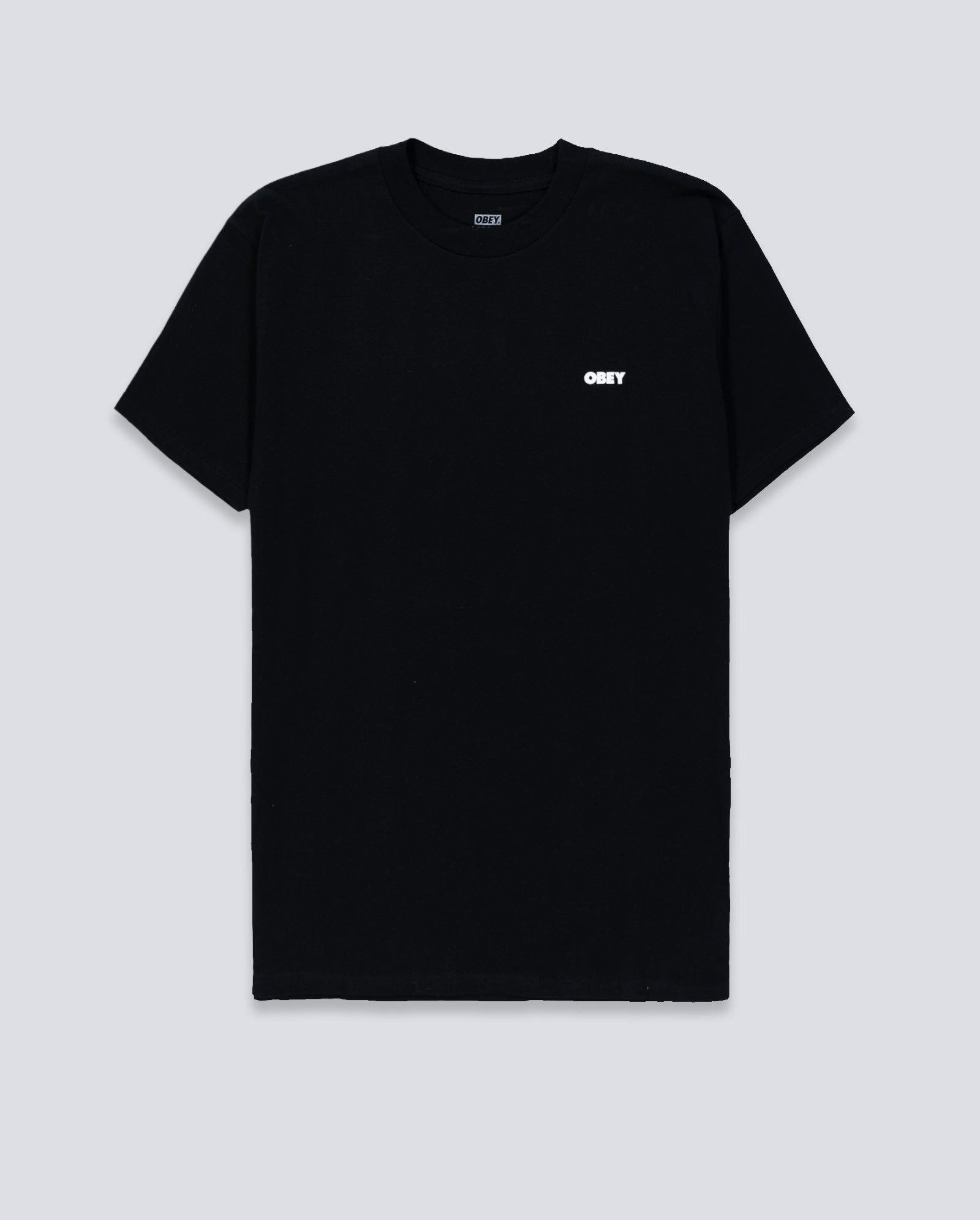 Camiseta Obey I Will Obey Negro Unisex 165264349-BLK