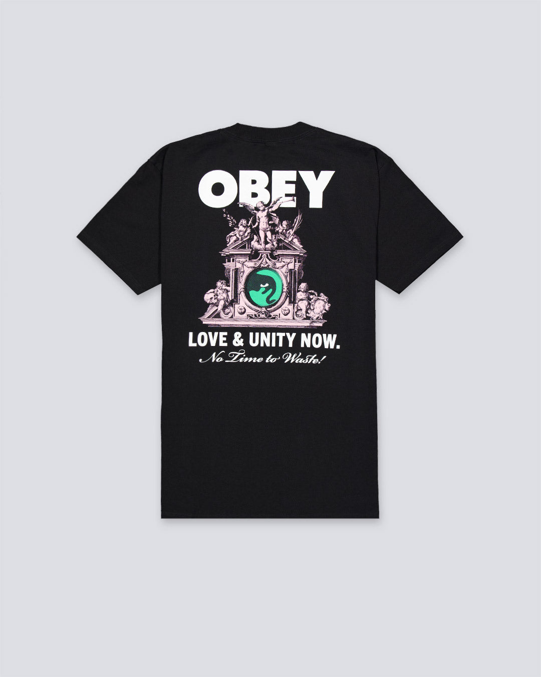 Camiseta Obey Love & Unity Now Negro Hombre