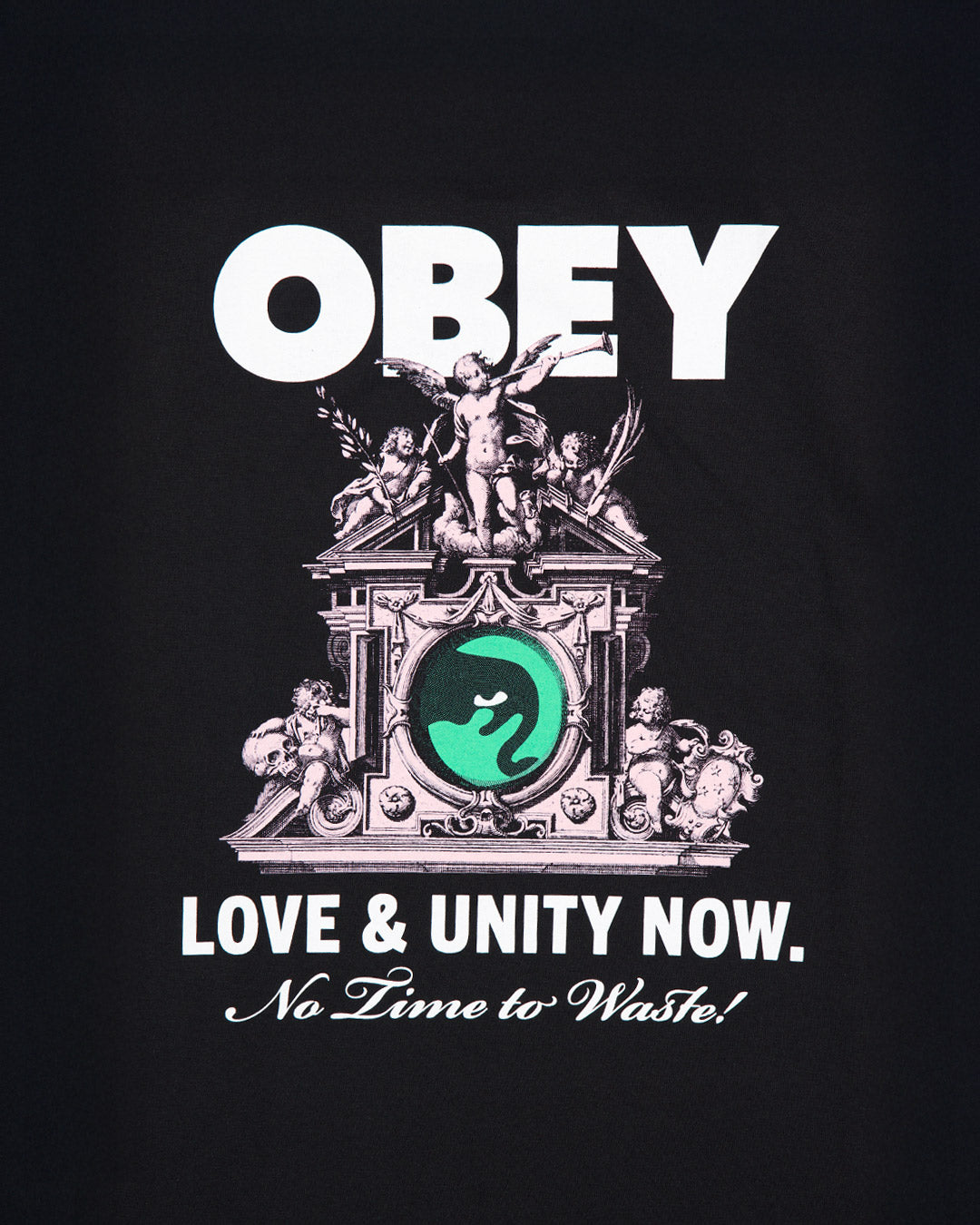 Camiseta Obey Love & Unity Now Negro Hombre
