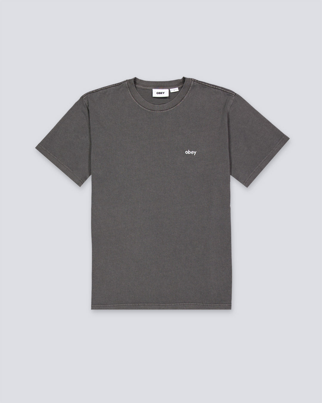 Camiseta Obey Lowercase Pigment Azul Hombre 131080353-COE