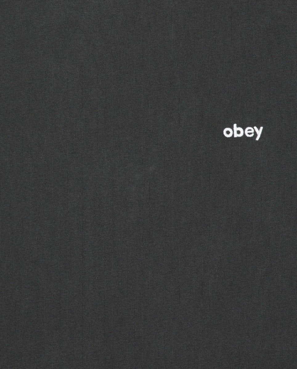 Camiseta Obey Lowercase Pigment Gris Unisex