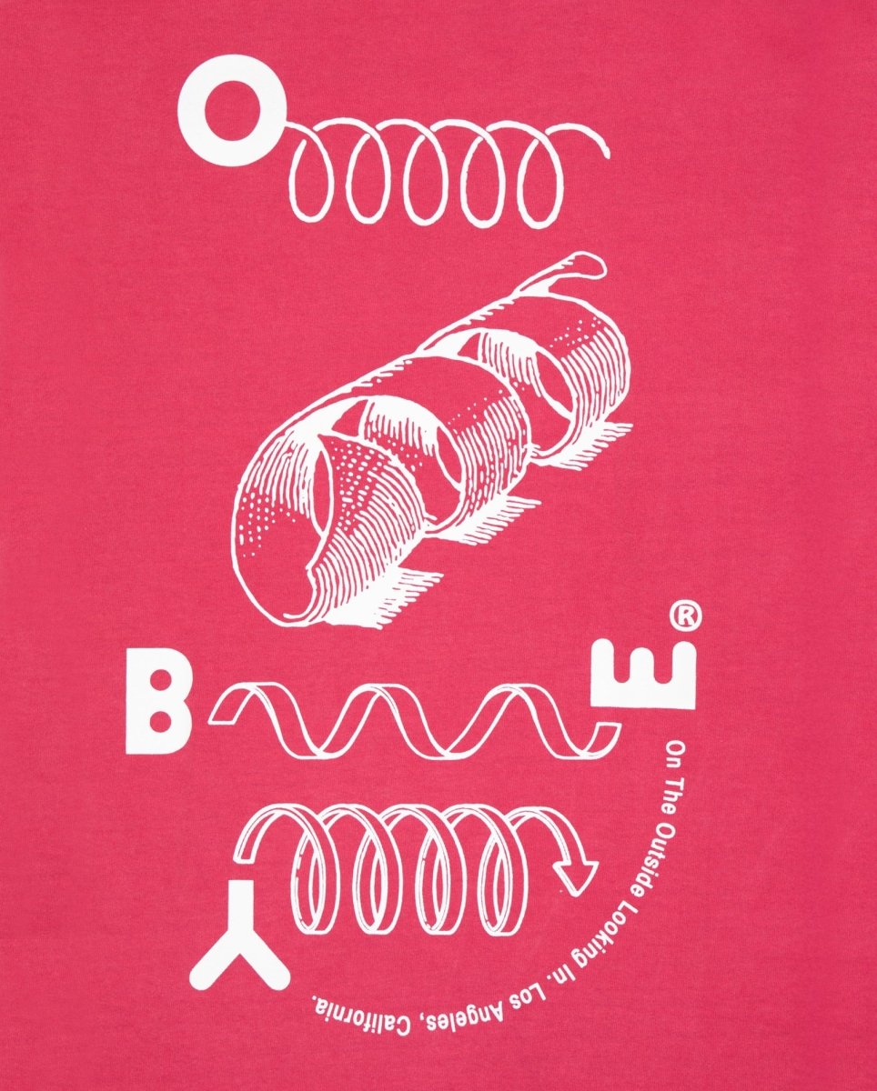 Camiseta Obey Obey Outside Looking In Pigment Rosa Unisex 167924133-RAS