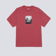 Camiseta Obey Osaka Photo Mineral Rojo Hombre
