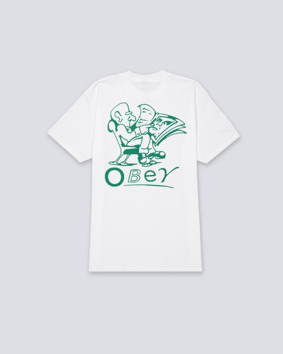 Camiseta Obey Reader Blanco Unisex 165264240-WHT