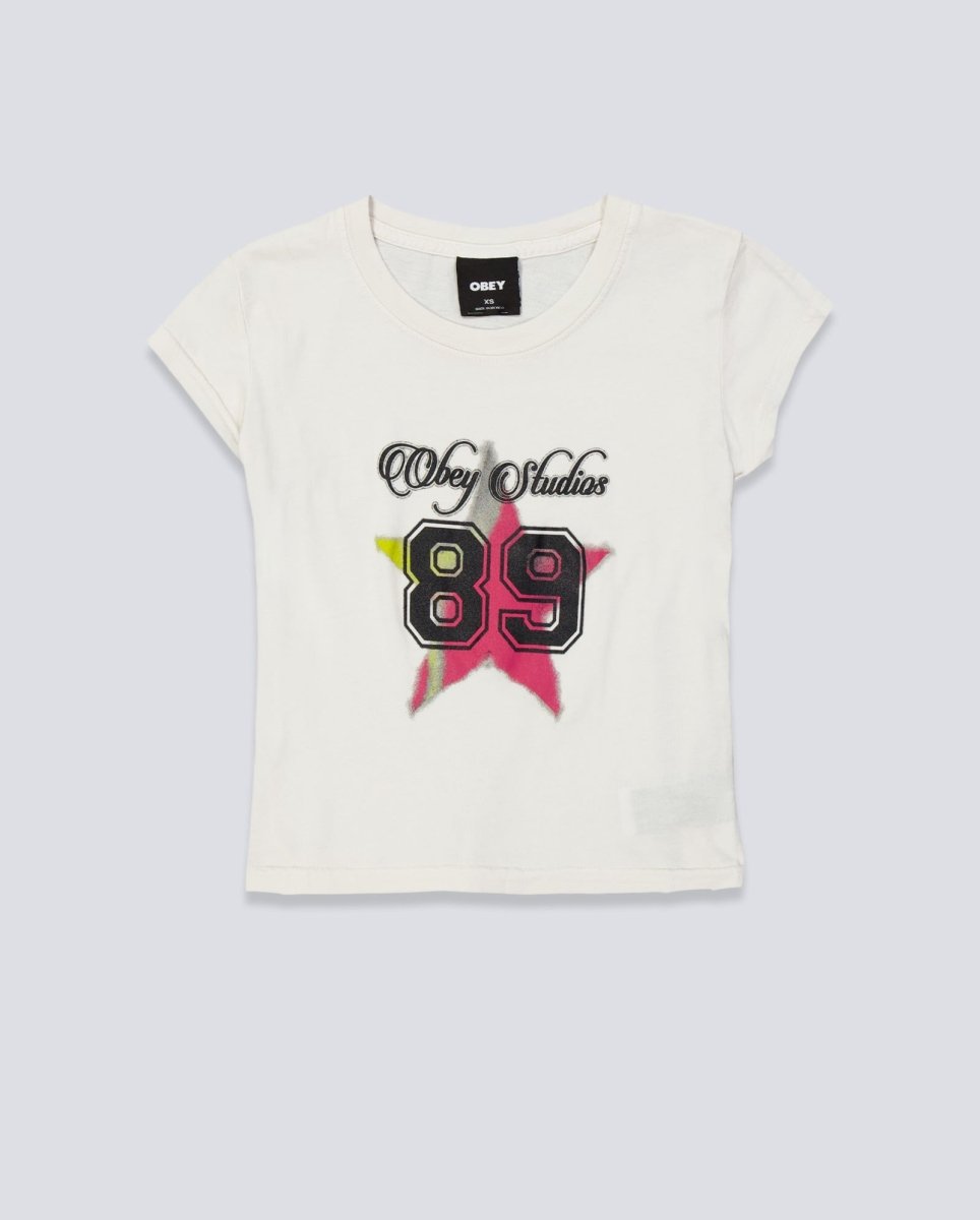 Camiseta Obey Star Studios 89 Blanco Mujer 268302754