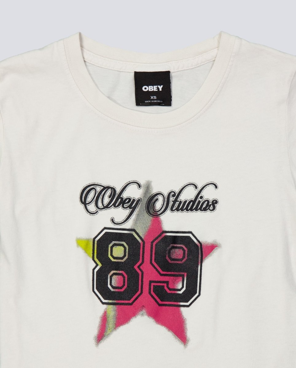 Camiseta Obey Star Studios 89 Blanco Mujer 268302754