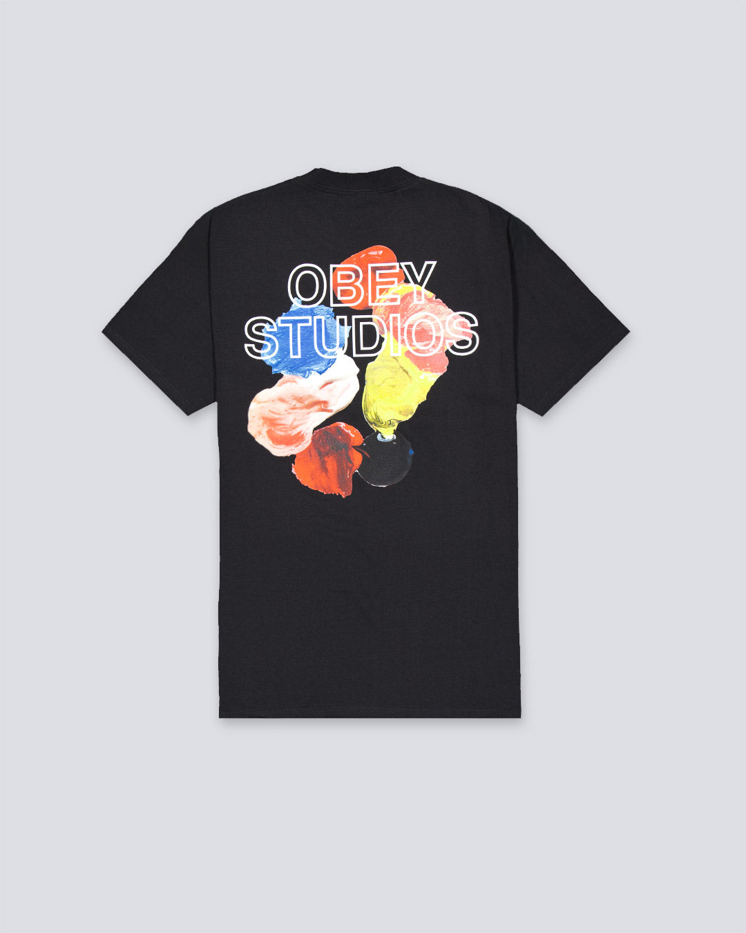 Camiseta Obey Studios Palette Negro Hombre