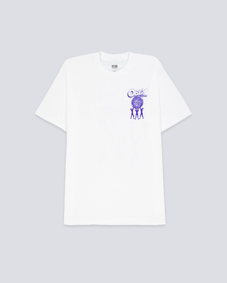 Camiseta Obey Uplift Blanco Unisex 165264088-WHT