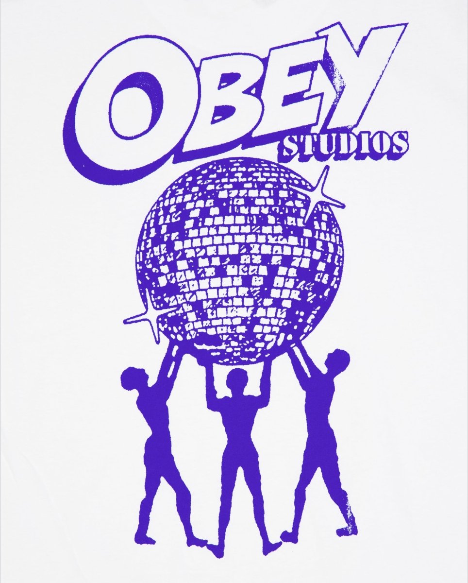 Camiseta Obey Uplift Blanco Unisex 165264088-WHT