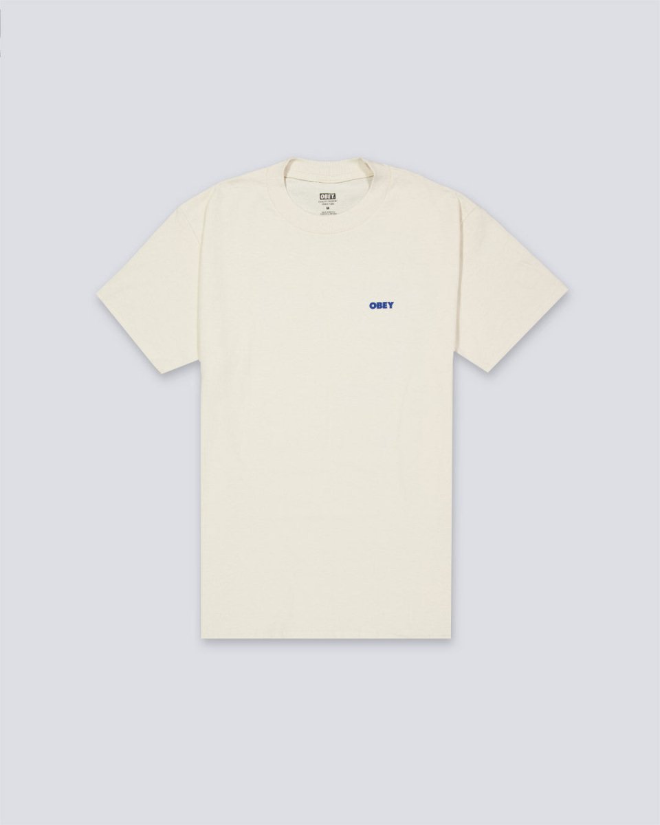 Camiseta Obey Visual Studies Beige Hombre 165264136-CRM