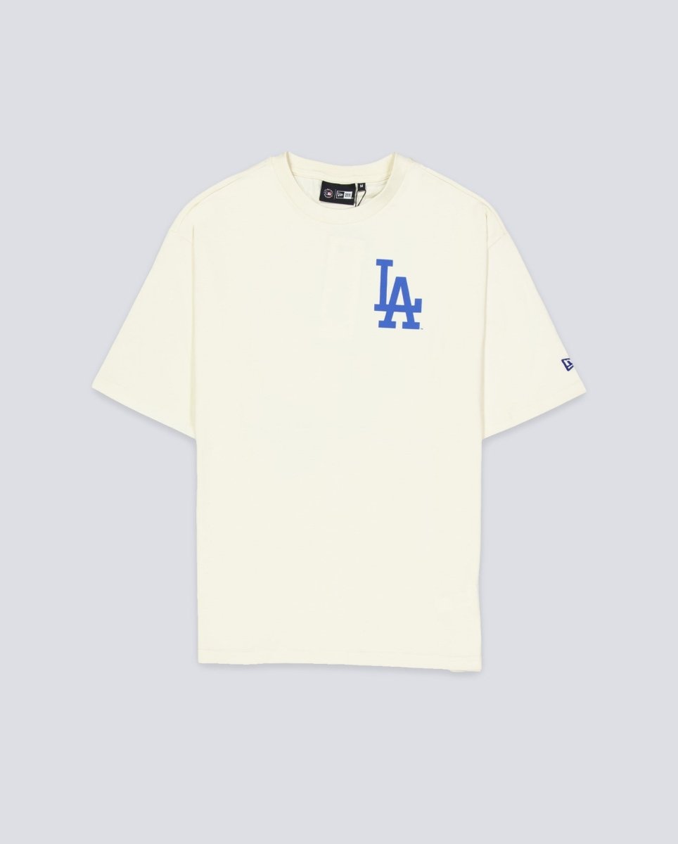 Camiseta Oversized New Era MLB LA Dodgers Beige Unisex