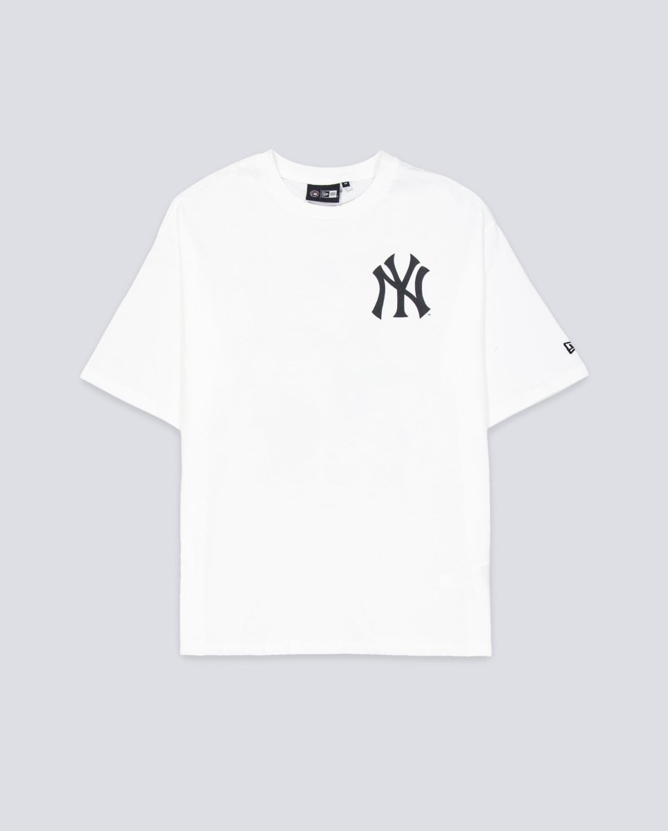 Camiseta Oversized New Era MLB New York Yankees  Beige Unisex 60684328