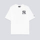 Camiseta Oversized New Era MLB New York Yankees  Beige Unisex