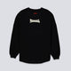 Camiseta Pleasures Bulldog Heavyweight Long Sleeve Negro Unisex
